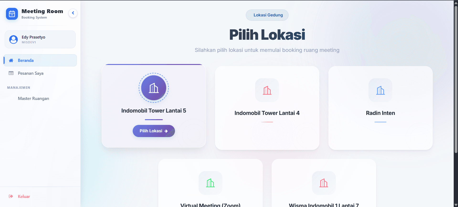 MEETING ROOM BOOKING SYSTEM