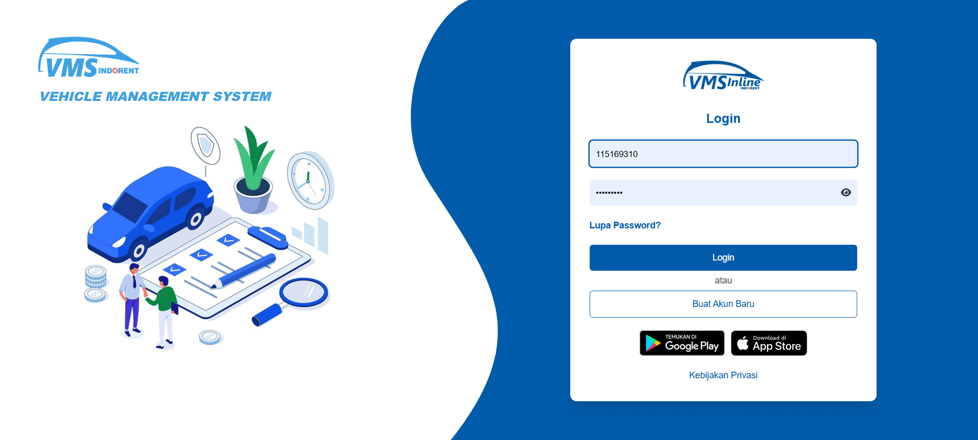 VEHICLE MANAGEMENT ADMIN DASHBOARD